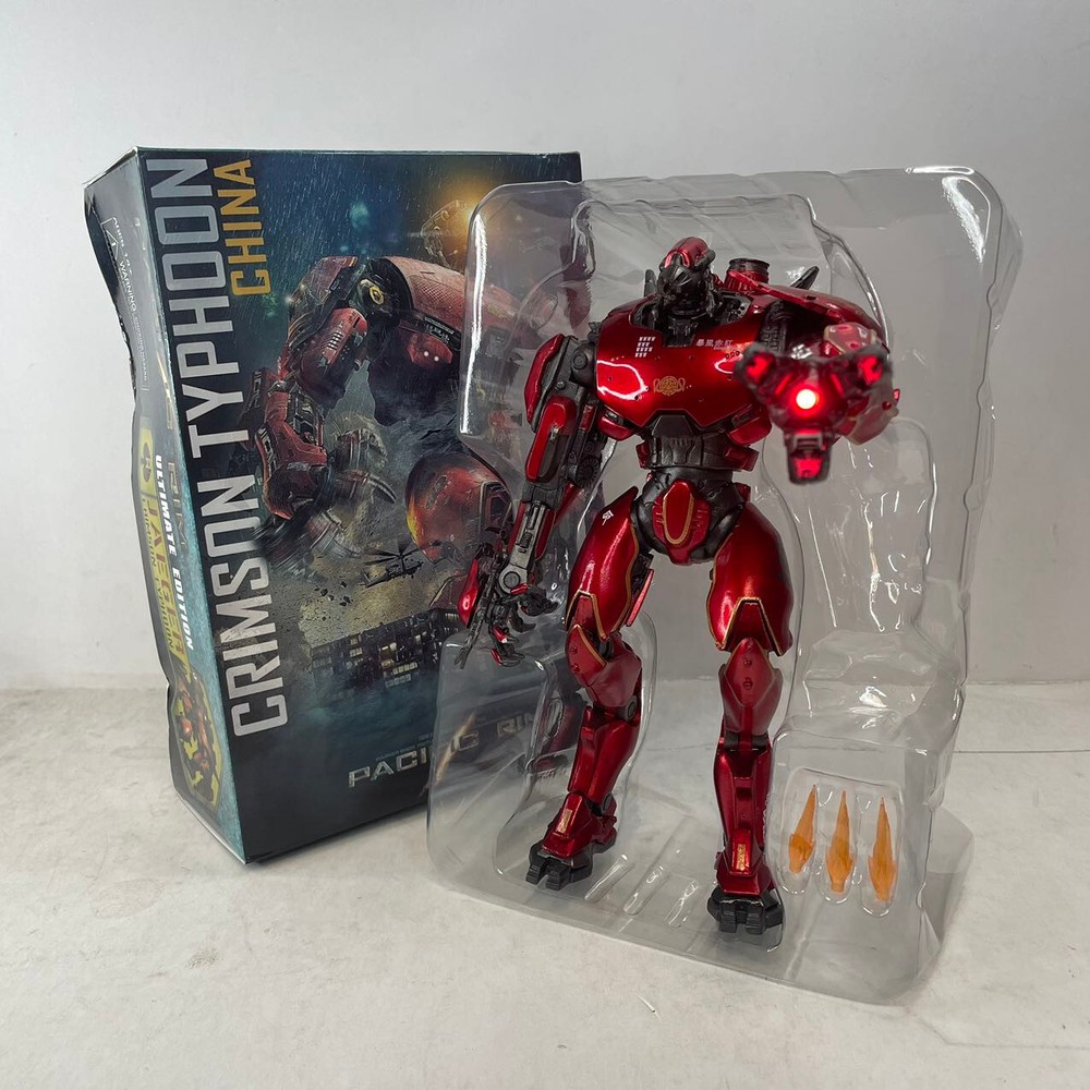 Crimson Typhoon Jaeger 7″ Movable Figure Toy Gift Statue Pacific Rim Gift Box