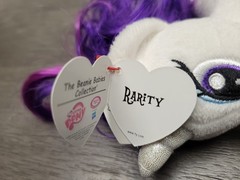 2014 Ty Beanie Babies My Little Pony Sparkle Rarity 7″ Plush With Tags