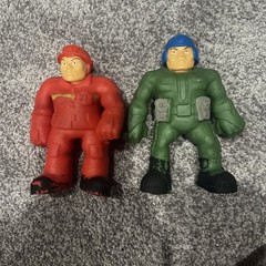 Magic Time Stretch Force 5.5″ Fireman And Army Man Action Figure Rubber