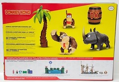 Donkey Kong 2.5″ Jungle Adventure Diorama Set Jakks Pacific | Rambi & Diddy Kong