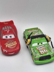 Disney Pixar Cars Lot Of 7 Die-cast & Plastic Some Missing Paint and Flaws