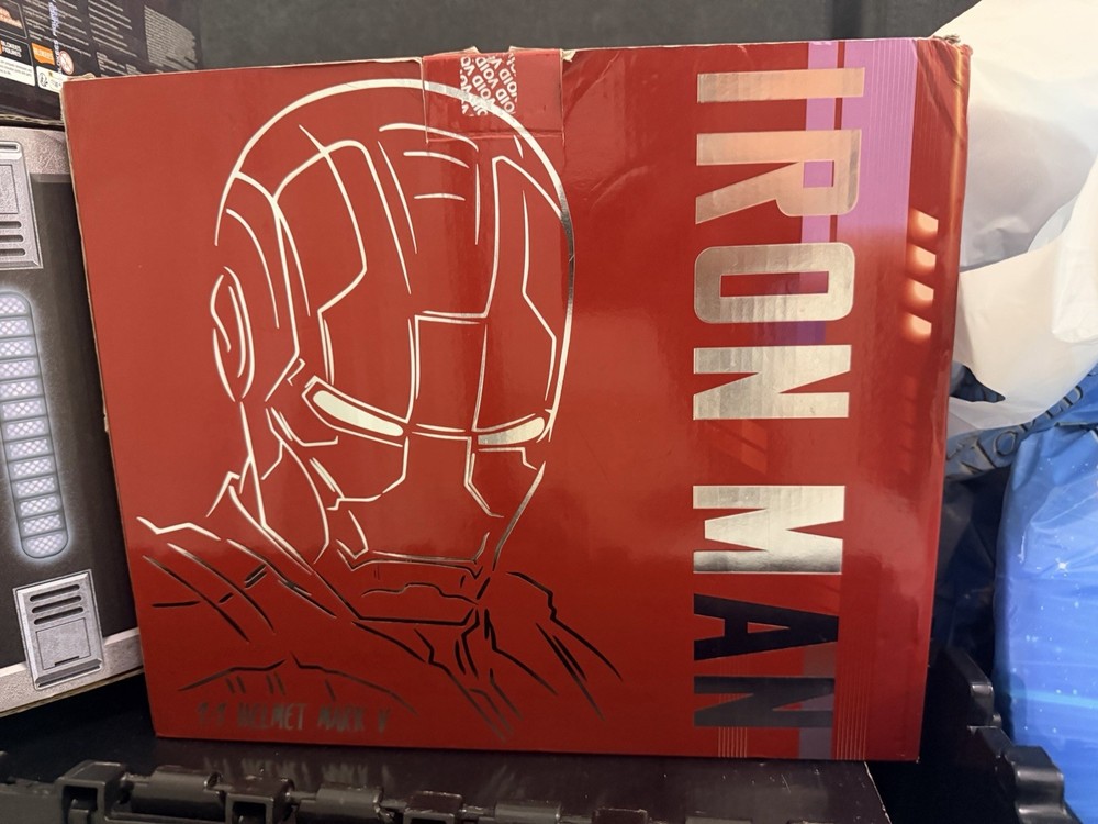 Autoking Marvel Iron Man Voice Controlled Full Size 1:1 Scale Iron Man Helmet