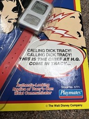 Dick Tracy 2-Way Wristwatch •New in Package Toy Playmates No. 5771 Disney NOS