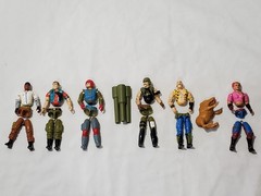 GI Joe 6 ARAH Action Figure Lot ZARANA GNAWGAHYDE BACKBLAST HARDBALL LAW&ORDER