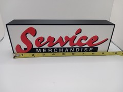 Retro Service Merchandise logo Light Box sign 10″ lightbox sign retro logo