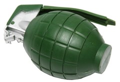 4 Pack, Kids Toy Military Army Pretend Play Plastic Hand Grenades, FX Sounds