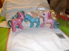 Hasbro My Little Pony Generation 3 Lot Of 3 Dream Blue/Toola Roola/Royal Ribbon