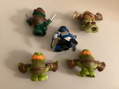 Lot of 5 Teenage Mutant Ninja Turtles Stackable Mystery Figures 2016 TMNT