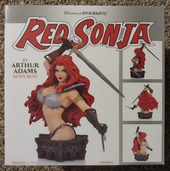 Women of Dynamite Blood-Splattered Red Sonja Bust Statue Artist Proof Edition