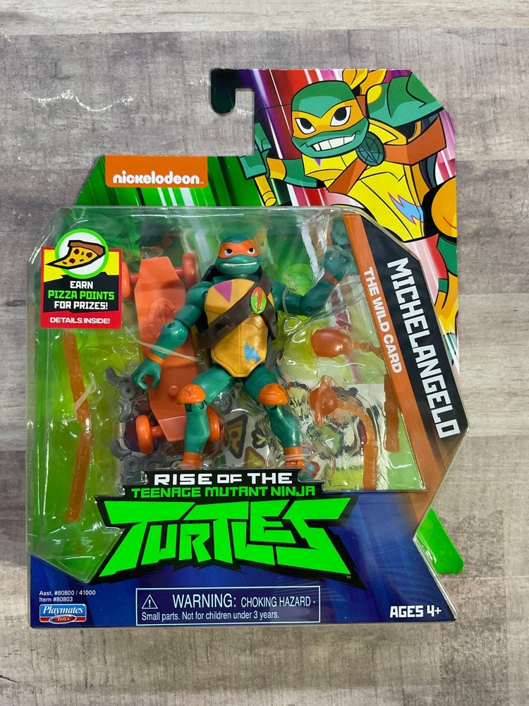 Rise Of The Teenage Mutant Ninja Turtles Michelangelo Wild Card Figure B1