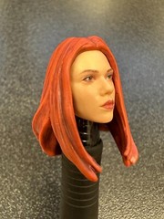 Marvel Legends BLACK WIDOW (HEAD STRAIGHT HAIR) 6″ Scale MINT (WINTER SOLDIER)