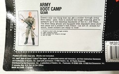 GI Joe Hall of Fame Army Boot Camp Gear Uniform 1993 for 12″ Action Figure