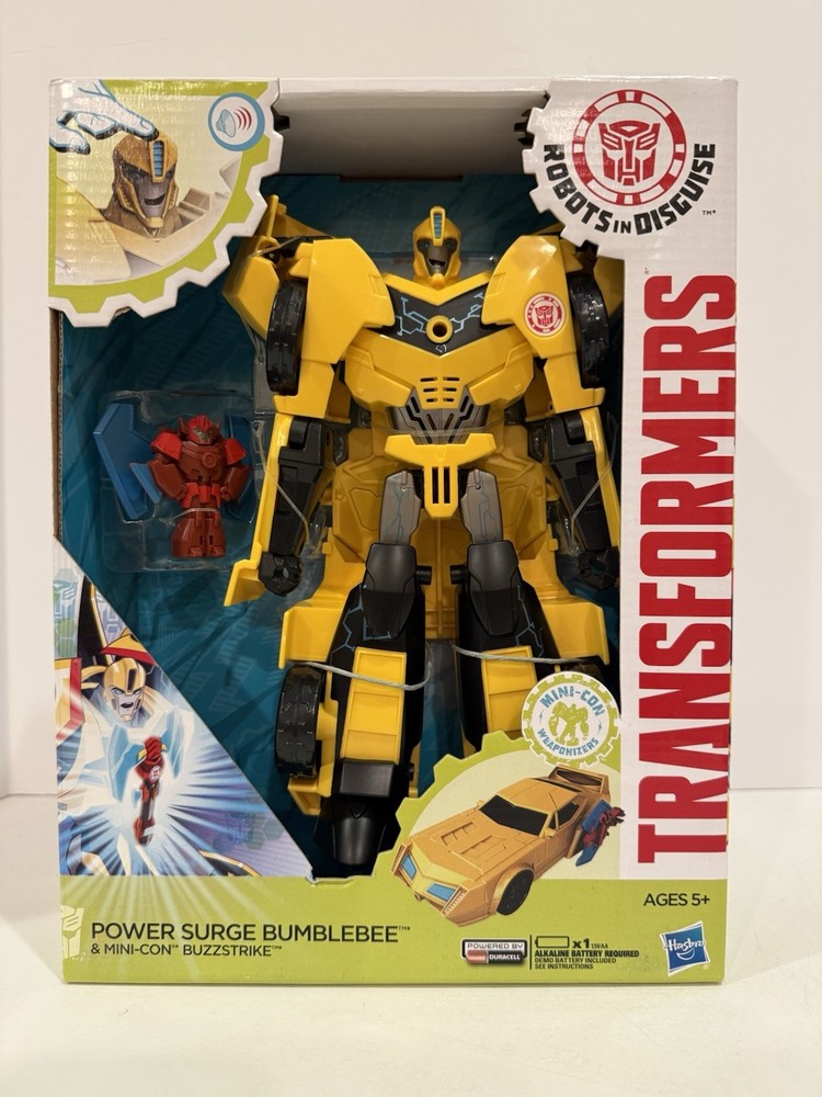 Transformers Robots in Disguise Power Hero Bumblebee w/ Buzzstake Action Figure