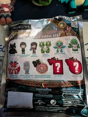 How to Train Your Dragon monogram 3D Figural Bag Clips YOU CHOOSE NO PACKAGING