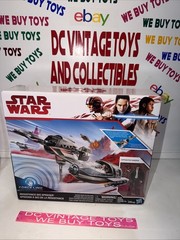 Star Wars The Force Awakens Resistance Ski Speeder w/ 3.75″ Poe Dameron Figure