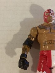 2010 WWE Rey Mysterio Action Figure Pink And White 619 Gear WWE NJPW Lucha