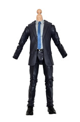 MARVEL LEGENDS CIVILIAN BODY PART ONLY BLUE SUIT KITBASH CUSTOM FIGURE MINTY