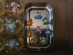 Lot Of 12 Pokemon Power Bouncers With 8 Figures From Opened Power Bouncers