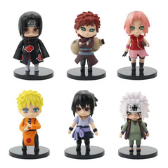 12pcs/set Anime Naruto Shippuden Hinata Sasuke Itachi Kakashi Gaara anime figure