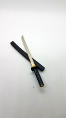 1/6 Scale Ninja Tanto Short Sword Full Metal Sword for 12 Inch Action Figures