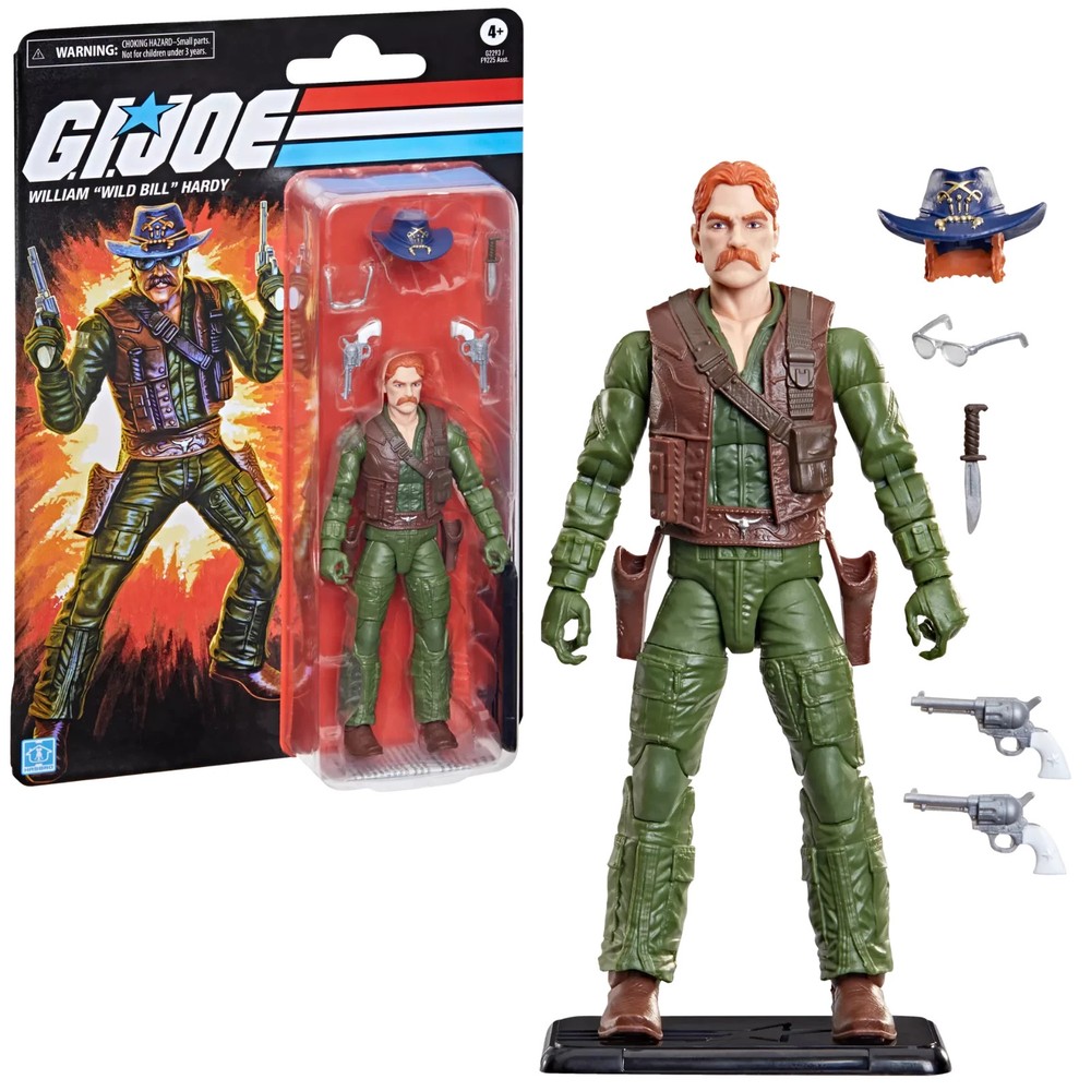 GI Joe Classified Series Retro Cardback 6″ William Wild Bill Hardy 260715