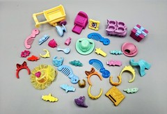My Little Pony G4 Mixed Accessories Lot 37 Hats Wagon Bow Headbands Crowns Clips