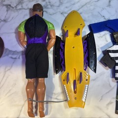 Mattel Max Steel Surf Attack & Turbo Board 12 Inch Action Figure And Clothes