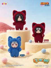 TOP TOY EAKI Naruto Kitten Land Series Plush Keychains Blind Box