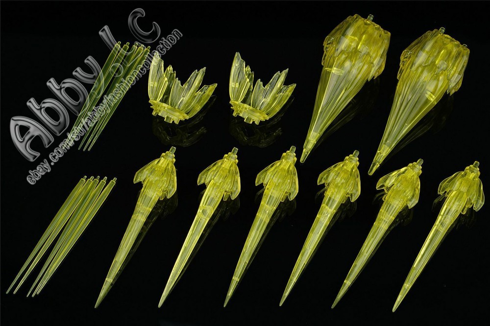 for RG 1/144 Zeong Mobile Suit Last Shooting Effect Parts Set Clear Yellow Blue