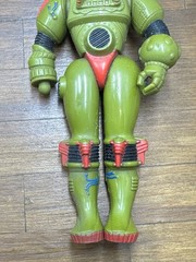 Vintage 1986 Hasbro Inhumanoids Herc Armstrong Action Figure With Helmet No Hook