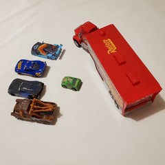 Diecast Disney Pixar Cars McQueen Mack Hauler Truck 95 Kids Toy Car Lot Set Film