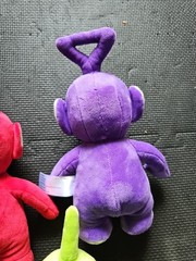 Mighty Mojo Teletubbies Talking Plush Purple Red Green NO Yellow