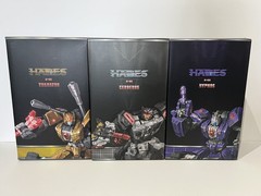 TFC Toys Hades Combiner Set (Third Party Leokaiser) Open In-Box