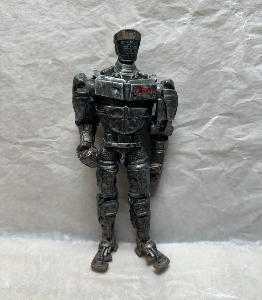 Real Steel Atom Robot Action Figure Gray/Black Plastic