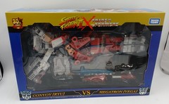 TAKARA TOMY Convoy Ryu VS Megatron Vega Street Fighter II x Transformers 73384
