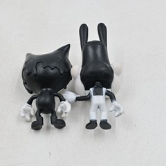 PhatMojo Bendy and the Ink Machine Ink Bendy & Boris the Wolf Figures Lot of 2