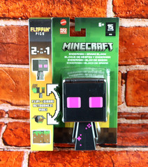 Minecraft Flippin’ Figs 2-in-1 Enderman + Grass Block 15 Years Action Figure