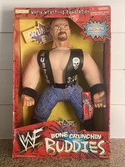 1998 Stone Cold Steve Austin 17” Titan Sports Bone Crushing Buddies WWF WWE