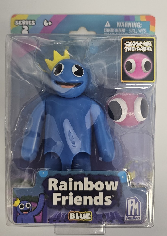 Rainbow Friends Roblox Series 2 BLUE 5” Action Figure by Phat Mojo