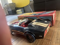 Mattel Big Jim LAZERVETTE Double Trouble Sports Car / Attack Machine w/ Box 70’s
