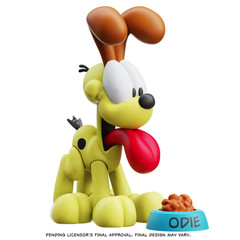 Garfield Wave 1 Odie Action Figure – 17 Points of Articulation with Accessories