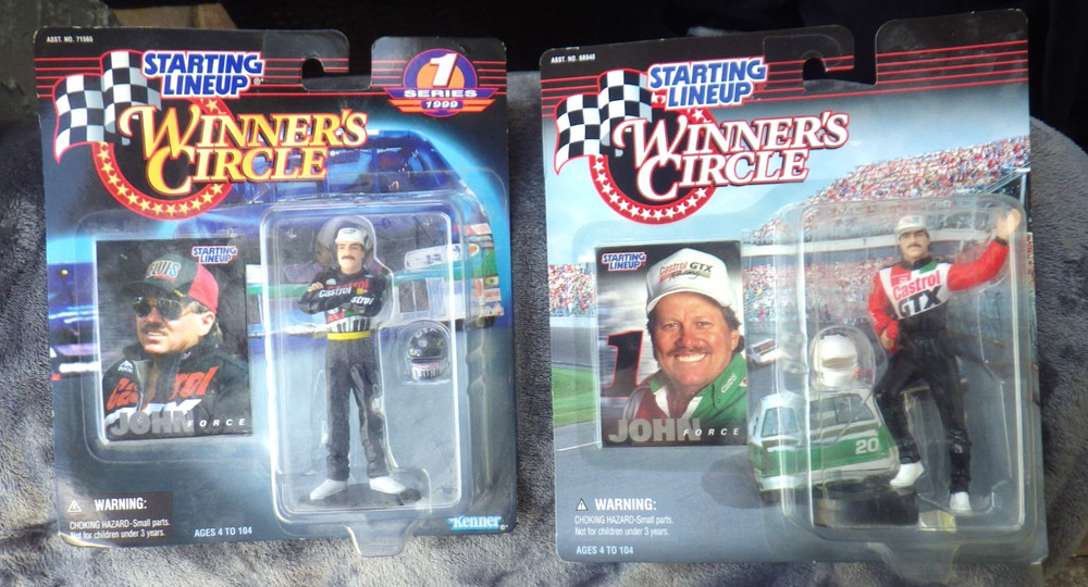 Vintage 1997 John Force, NHRA Winner’s Circle, Winner’s Circle Lot of 2 Sealed