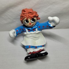 1988 Raggedy Ann & Andy PVC Toy Figures Lot Of 4