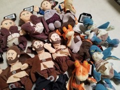 Lot of 21 – Star Wars Episode 1 Buddies 1997 Hasbro Toy Plush Watto, Maul, Etc