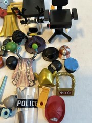 Roblox Weapons & Accessories 60 Items Lot Swords Body Parts Pistols Shield Hats