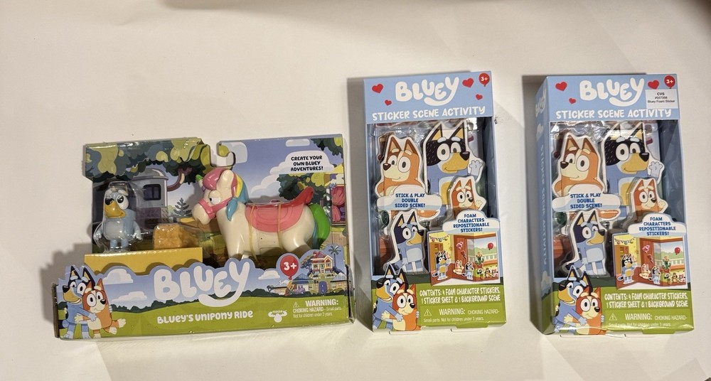 Bluey’s Unipony Ride Figure Set. Brand New