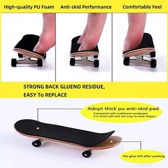 24 Pcs Fingerboard Foam Grip Tape Non-Slip Skateboard Grip Tape Stickers