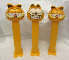 VTG LOT GARFIELD & ODIE Pencil Sharpener, Figures, On Scooter, 3 Dispenser, PAWS