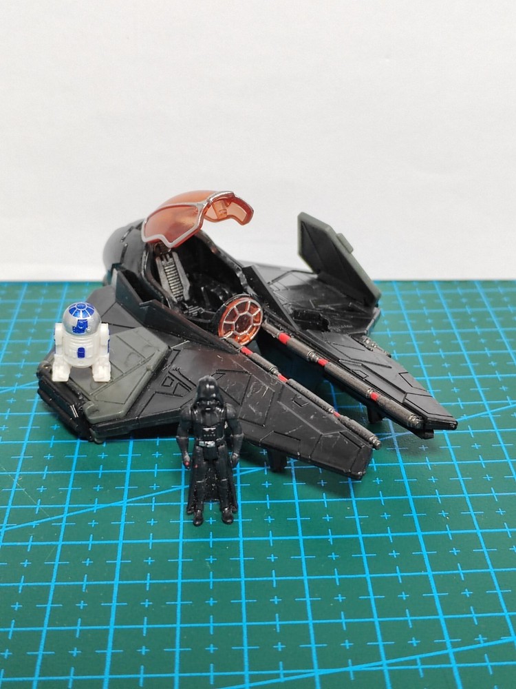 STAR WARS Micro Galaxy Squadron S5 Darth Vader’s Sith Interceptor CHASE RARE!