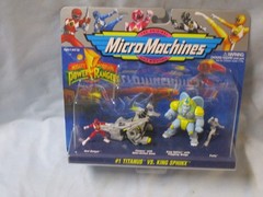 MICRO MACHINES POWER RANGERS #1 TITANUS VS. KING SPHINX